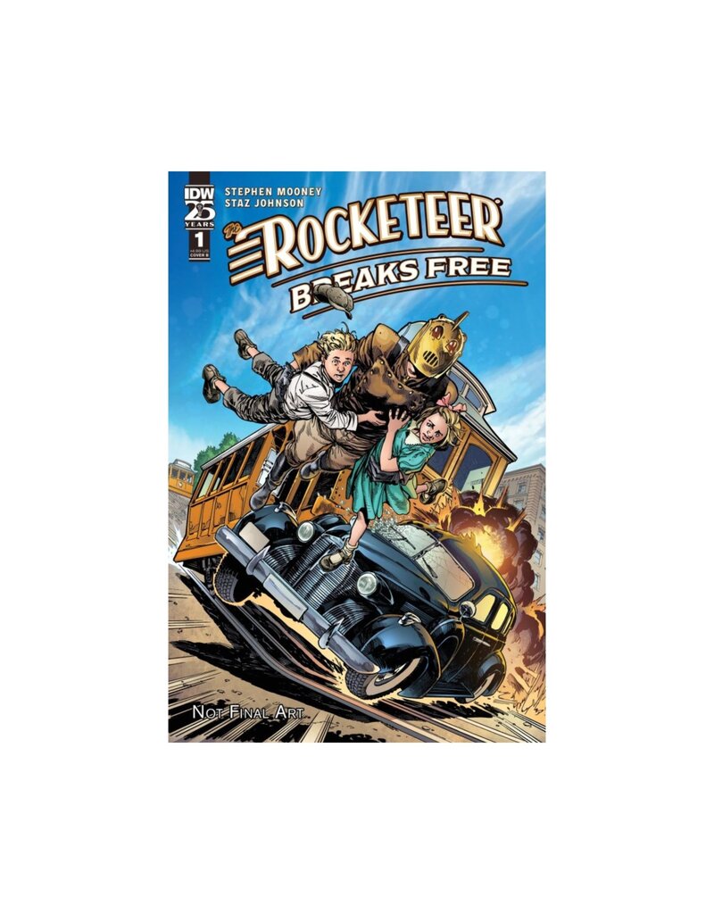 IDW-PRH The Rocketeer: Breaks Free #1 Cover B Staz Johnson Variant
