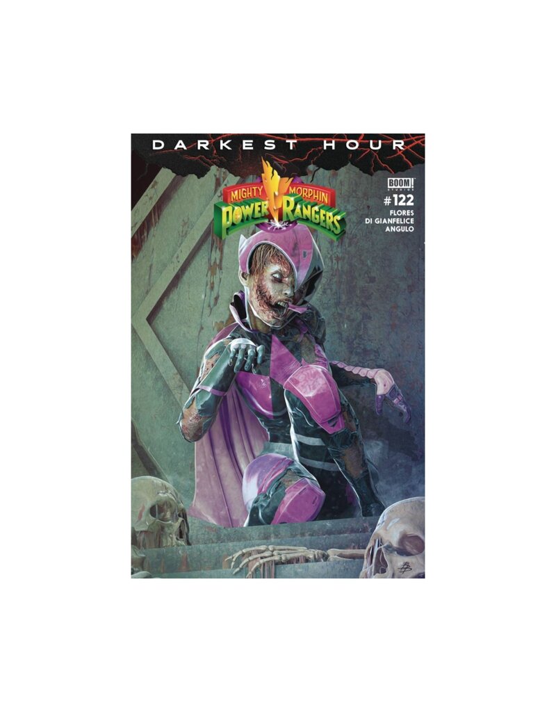 BOOM! STUDIOS Mighty Morphin Power Rangers #122 Cover C Björn Barends Dark Grid Variant