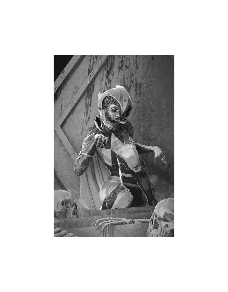 BOOM! STUDIOS Mighty Morphin Power Rangers #122 Cover E 1:10 Björn Barends Black & White Variant