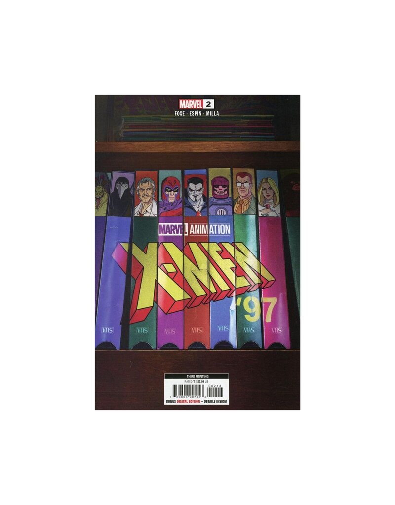 Marvel X-Men '97 #2 3rd Printing Marvel Animation