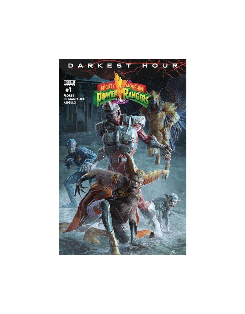BOOM! STUDIOS Mighty Morphin Power Rangers: Darkest Hour #1 Cover C Björn Barends Dark Grid Variant
