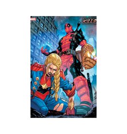 MARVEL PRH Captain Marvel #10 Stefano Caselli Deadpool Kills the Marvel Universe Variant