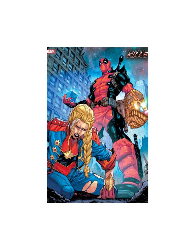 MARVEL PRH Captain Marvel #10 Stefano Caselli Deadpool Kills the Marvel Universe Variant