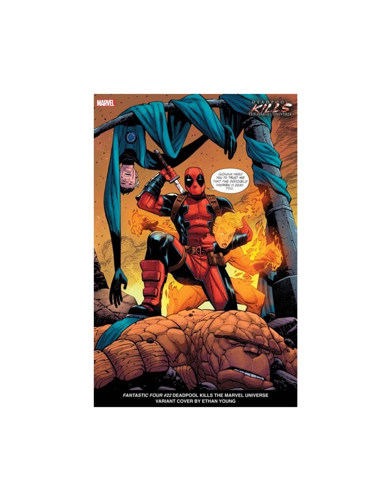 MARVEL PRH Fantastic Four #22 Ethan Young Deadpool Kills The Marvel Universe Variant