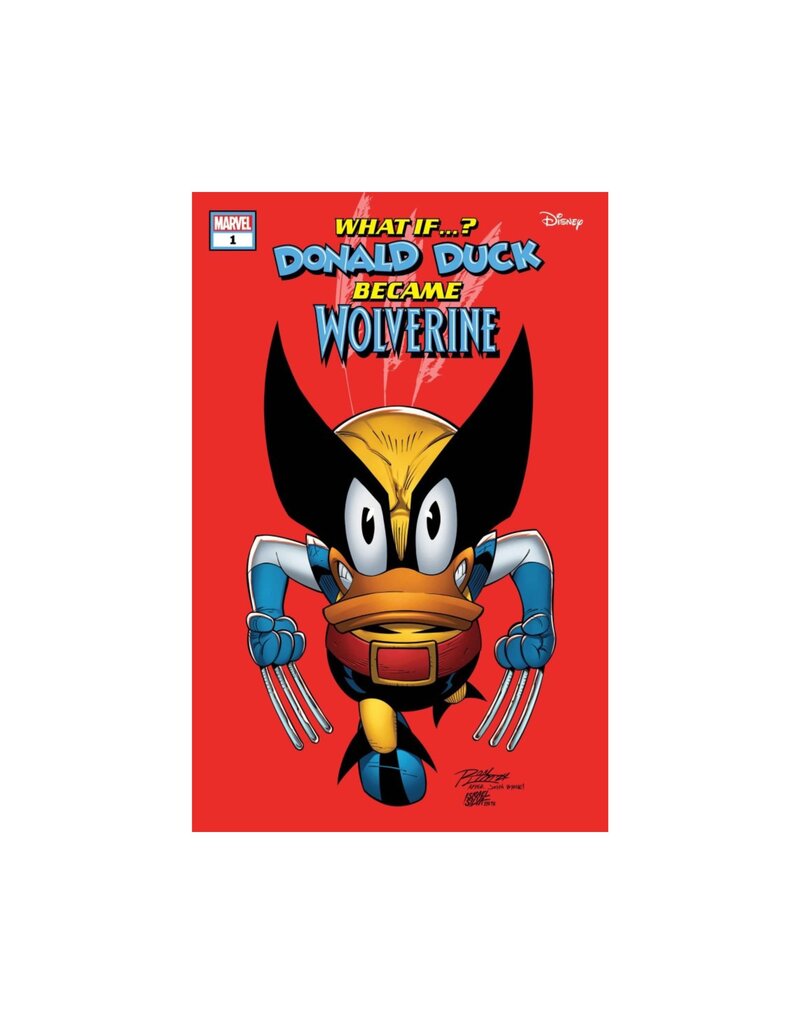 MARVEL PRH Marvel & Disney: What If...? Donald Duck Became Wolverine #1 Ron Lim Variant