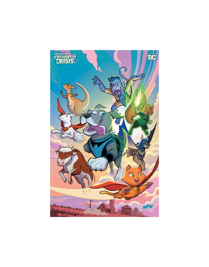 DC COMICS Super-Pets Special: Bitedentity Crisis #1 Cover C Tony Fleecs Card Stock Variant