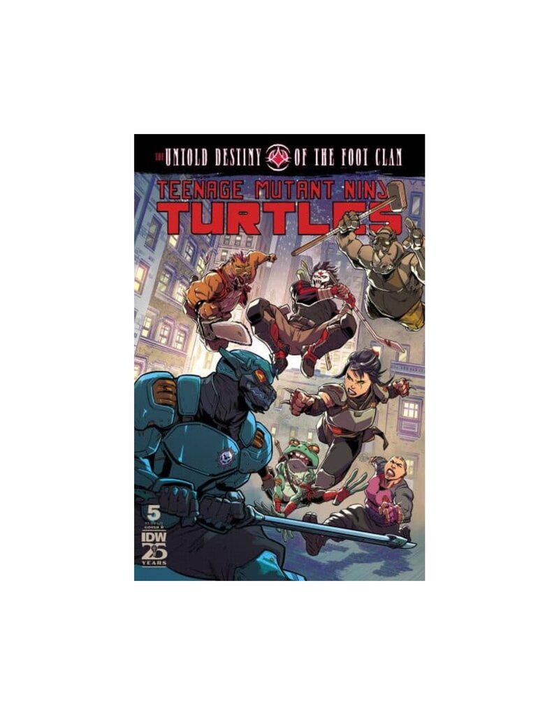 IDW-PRH Teenage Mutant Ninja Turtles: The Untold Destiny of the Foot Clan #5 Cover B Ariel Medel Variant