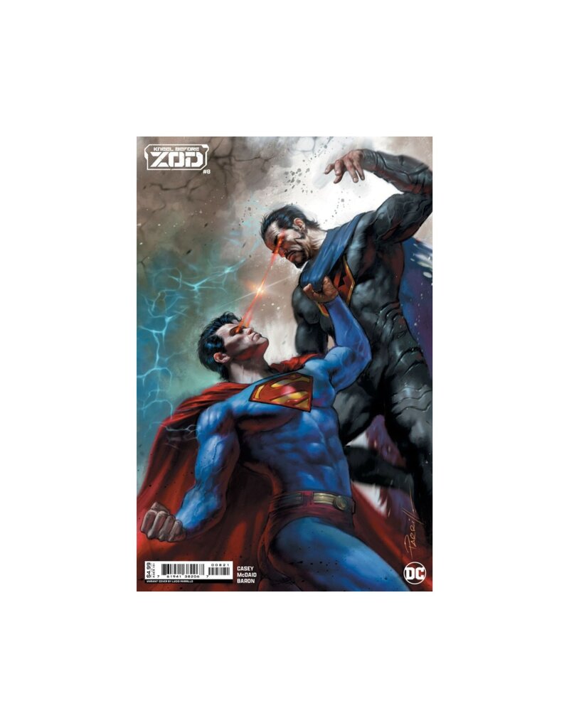 DC COMICS Kneel Before Zod #8 Cover B Lucio Parrillo Card Stock Variant