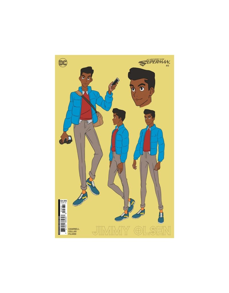 DC COMICS My Adventures with Superman #3 Cover C Pablo M. Collar Design Card Stock Variant