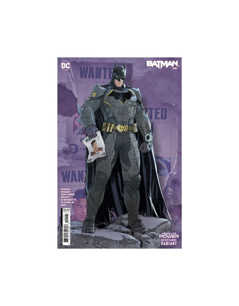 DC COMICS Batman #151 Cover F Mikel Janín Resistance Card Stock Variant