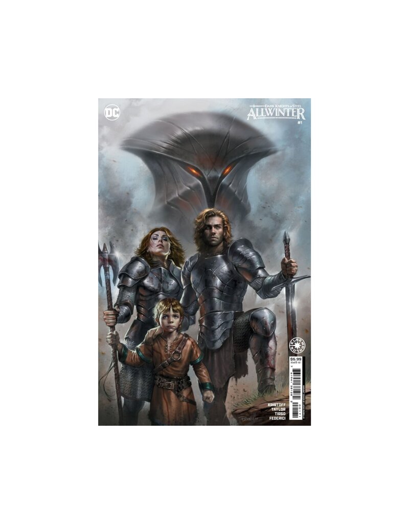 DC COMICS Dark Knights of Steel: Allwinter #1 Cover G Lucio Parrillo Card Stock Variant