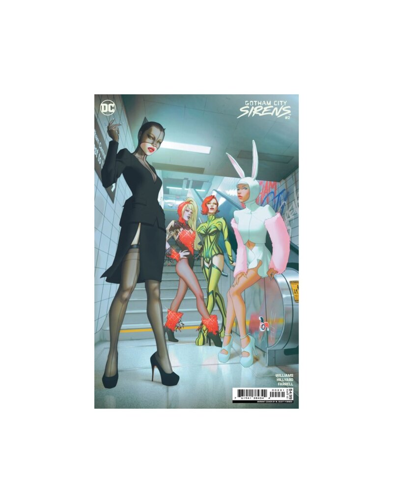 DC COMICS Gotham City Sirens #2 Cover B W. Scott Forbes Card Stock Variant