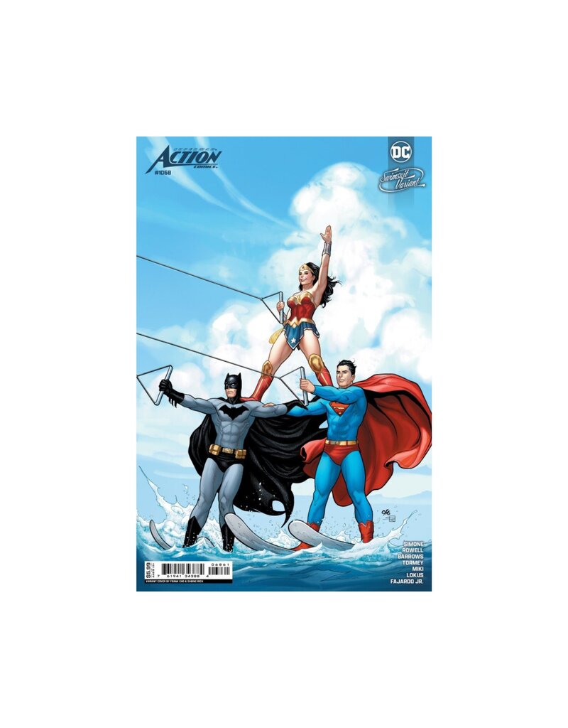 DC COMICS Action Comics #1068 Cover D Frank Cho Swimsuit Card Stock Variant