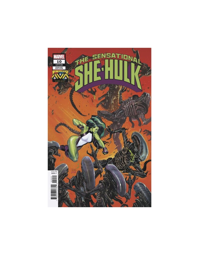 MARVEL PRH The Sensational She-Hulk #10 Joshua Cassara Marvel vs. Alien Variant