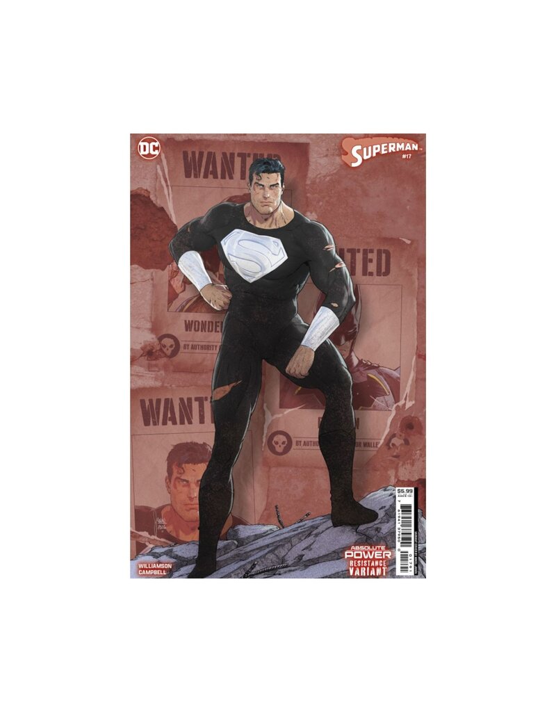 DC COMICS Superman #17 Cover G Mikel Janín Resistance Card Stock Variant