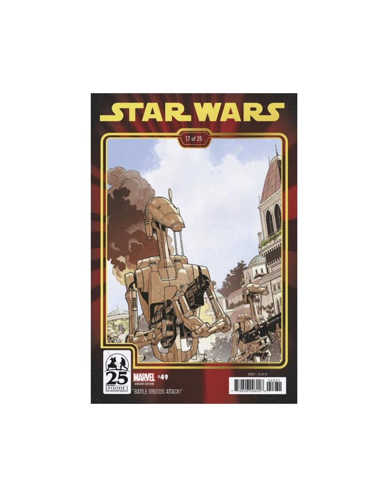 MARVEL PRH Star Wars #49 Chris Sprouse The Phantom Menace 25th Anniversary Variant