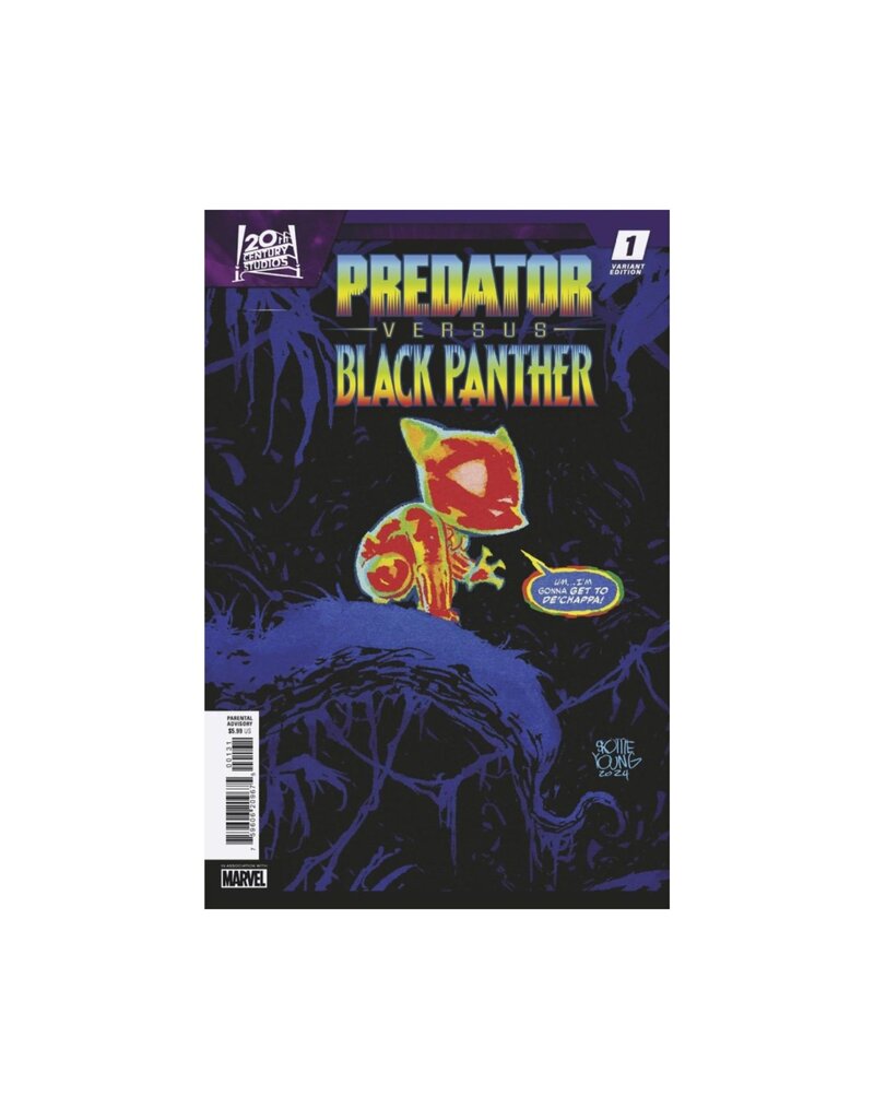 MARVEL PRH Predator vs. Black Panther #1 Skottie Young Variant