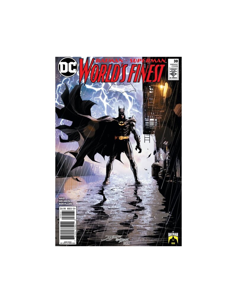 DC COMICS Batman / Superman: World's Finest #30 Cover D Jorge Jiménez Batman 85th Anniversary Card Stock Variant