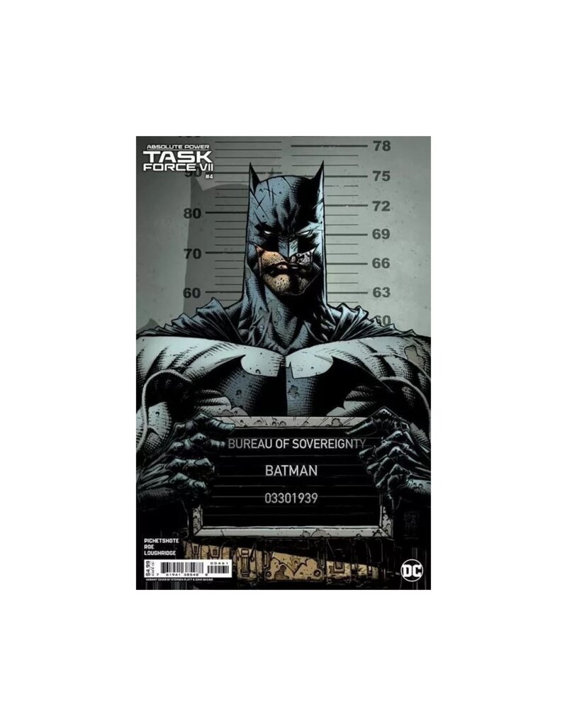 DC COMICS Absolute Power: Task Force VII #4 Cover D Stephen Platt Card Stock Variant