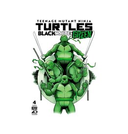 IDW-PRH Teenage Mutant Ninja Turtles: Black, White, & Green #4 Cover B Lee Garbett Variant