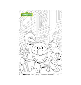 Sesame Street #1 Cover C Austin Baechle Coloring Book Variant