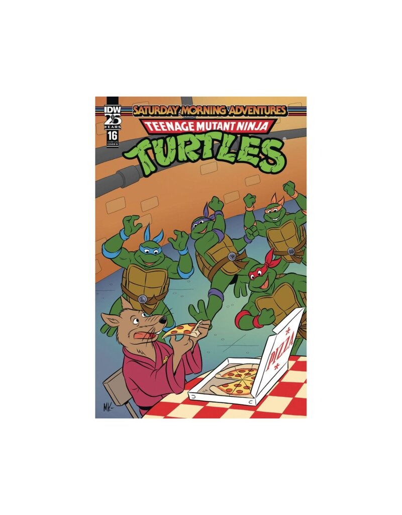 IDW-PRH Teenage Mutant Ninja Turtles: Saturday Morning Adventures #16 Cover B Mike Kazaleh Variant