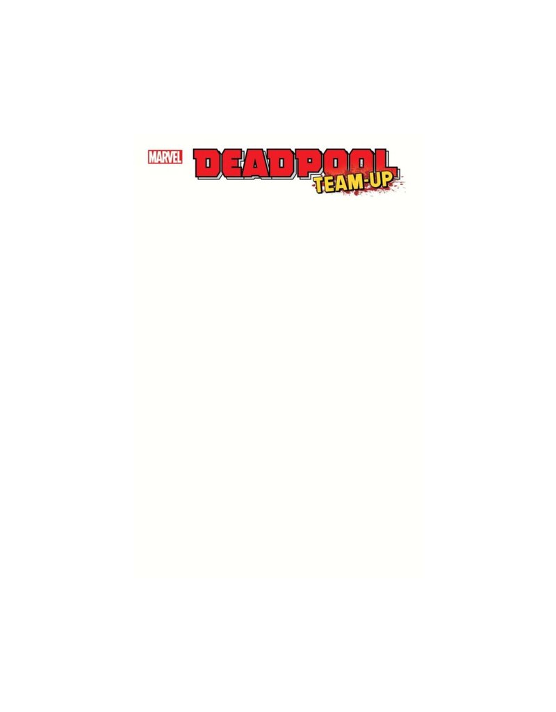 MARVEL PRH Deadpool Team-Up #1 Blank Variant