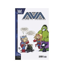 MARVEL PRH Aliens vs. Avengers #1 Skottie Young Variant