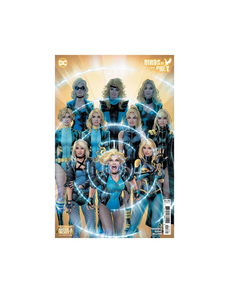 DC COMICS Birds of Prey #13 Cover D Nicola Scott Artist Spotlight Card Stock Variant