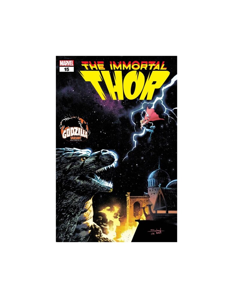 MARVEL PRH The Immortal Thor #15 Jonas Scharf Godzilla Variant