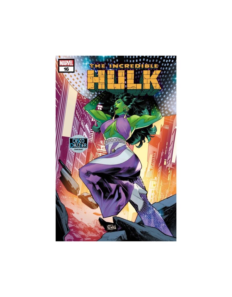 MARVEL PRH The Incredible Hulk #16 Edwin Galmon Disco Dazzler Variant
