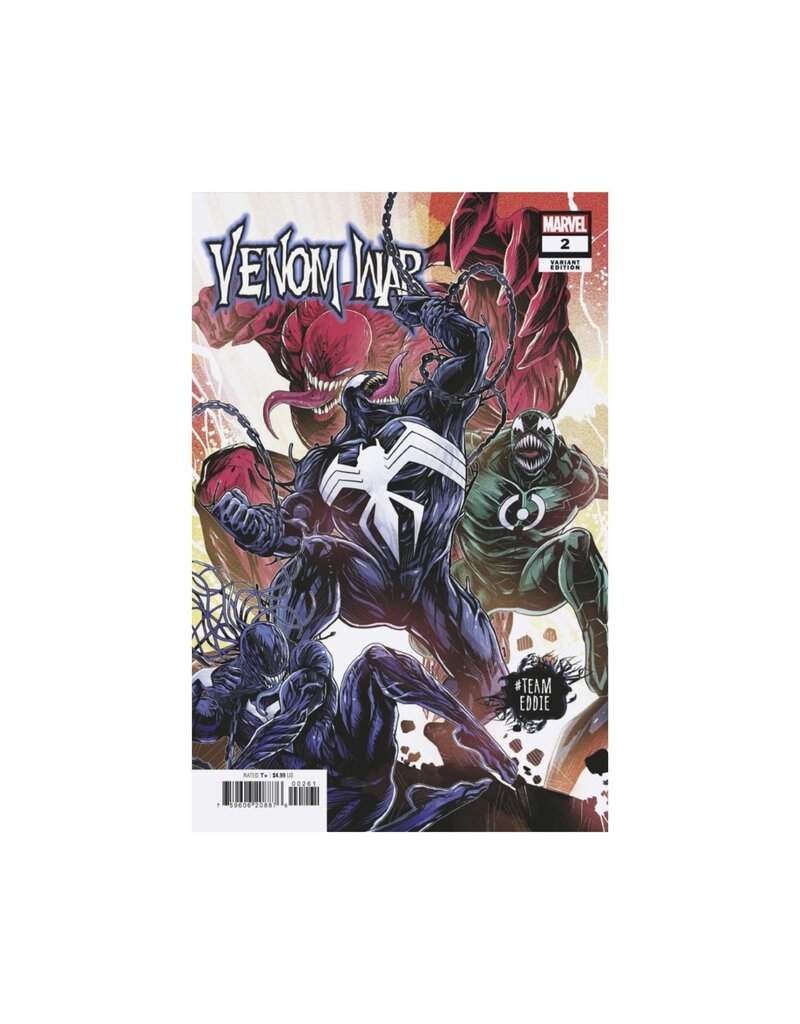 MARVEL PRH Venom War #2 Luciano Vecchio Team Eddie Connecting Variant