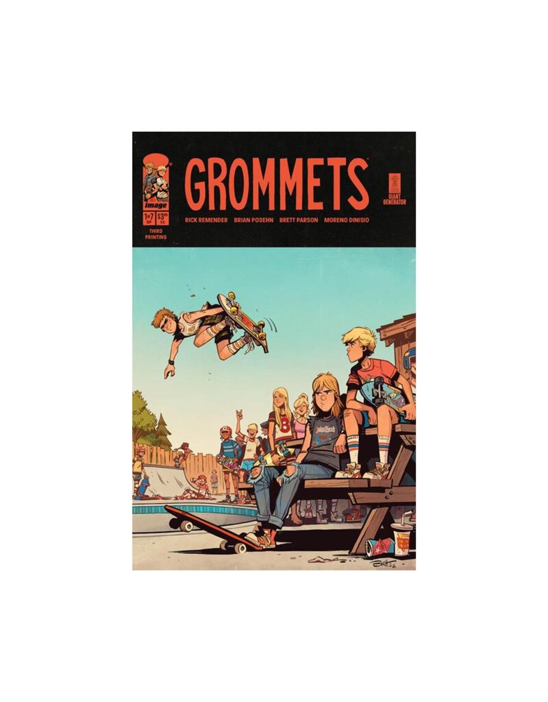 IMAGE COMICS Grommets #1 3rd Printing Brett Parson