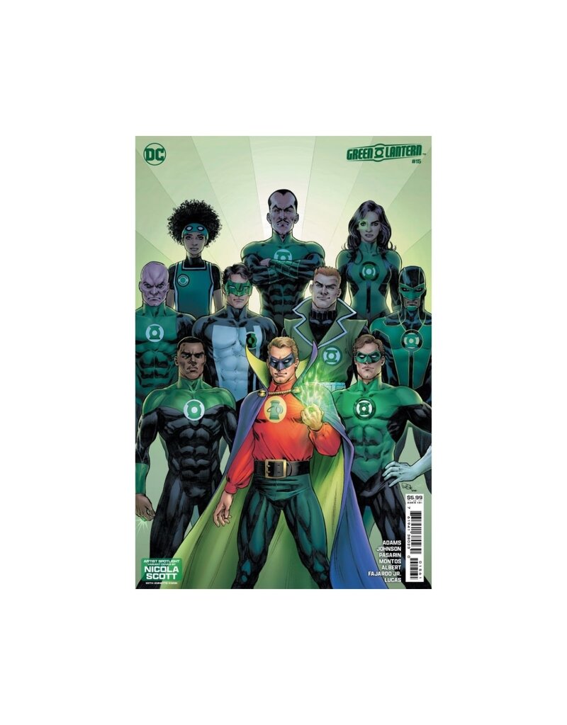 DC COMICS Green Lantern #15 Cover D Nicola Scott Artist Spotlight Card Stock Variant