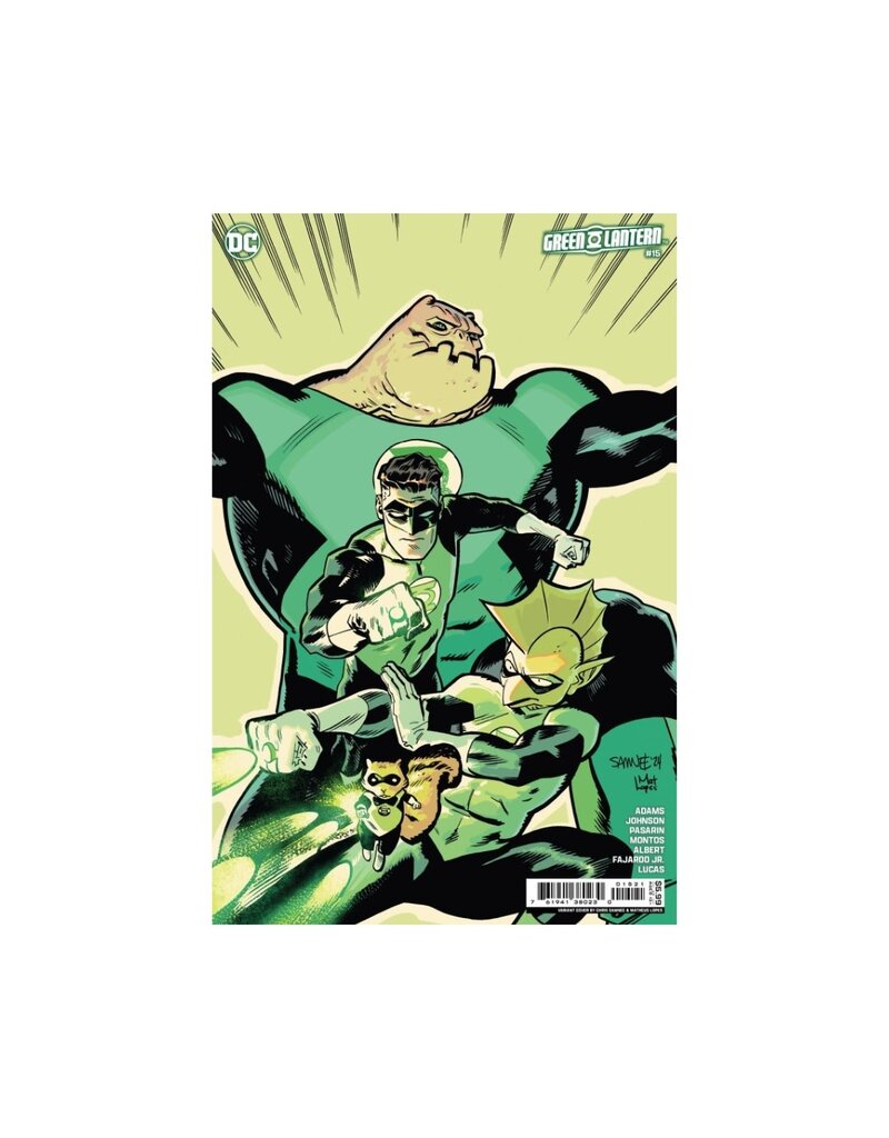 DC COMICS Green Lantern #15 Cover B Chris Samnee Card Stock Variant