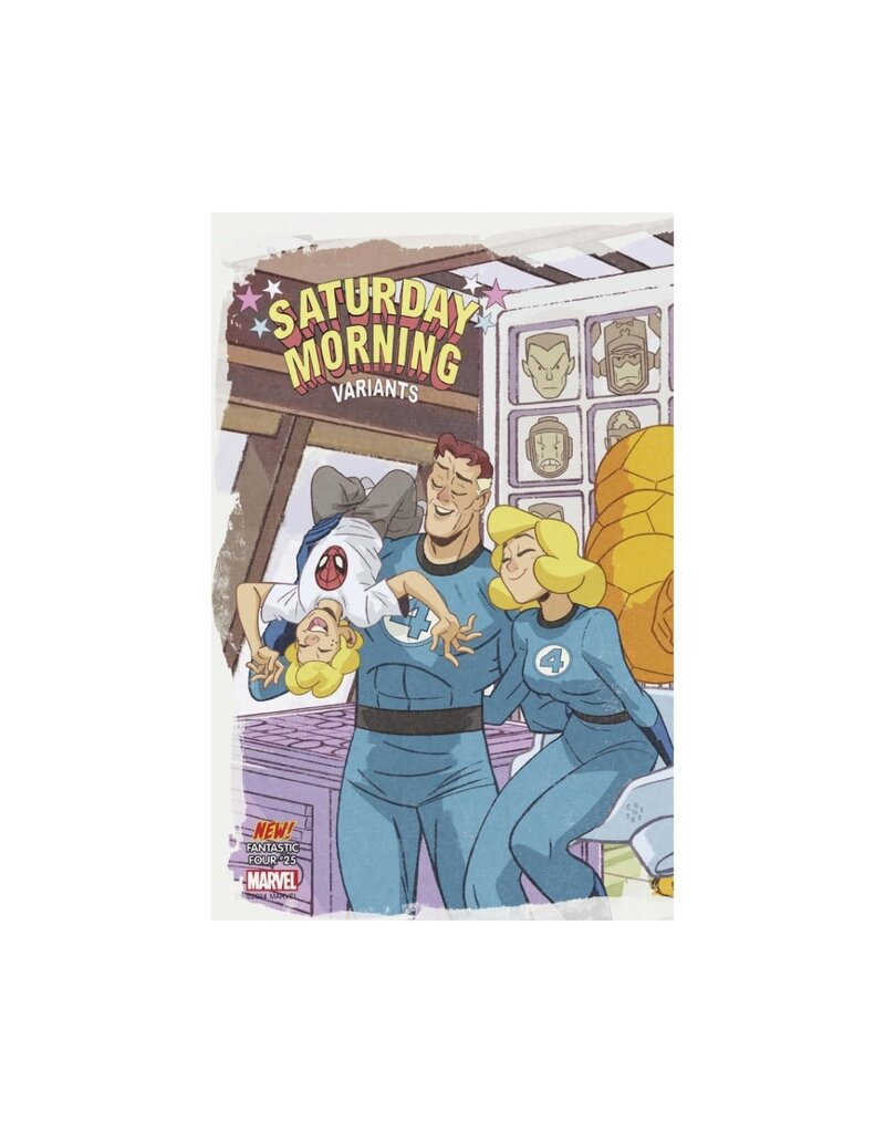 Marvel Comics Fantastic Four #25 Sean Galloway Saturday Morning Connecting Variant