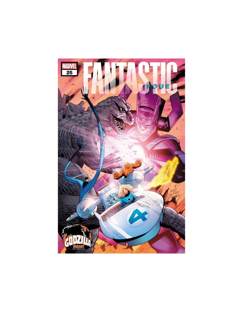 Marvel Comics Fantastic Four #25 Greg Land Godzilla Variant