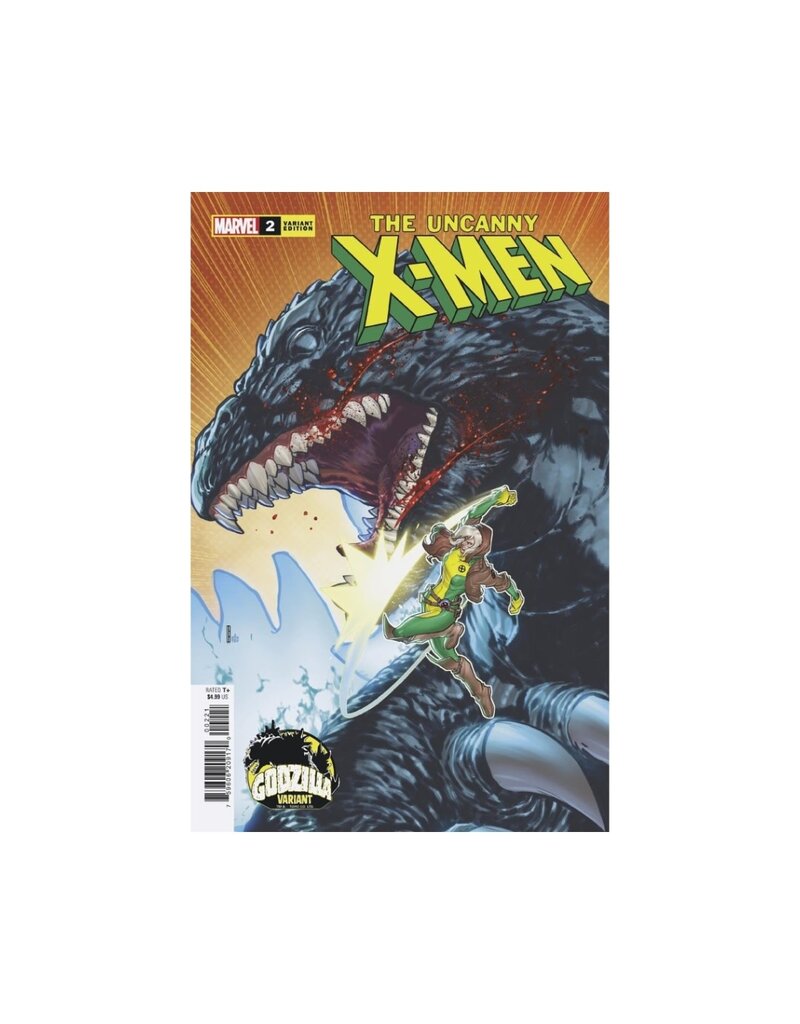 Marvel Comics Uncanny X-Men #2 David Baldeón Godzilla Variant