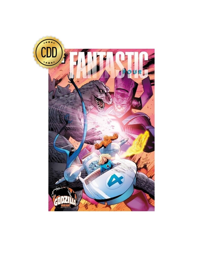 Marvel Comics Fantastic Four #25 Greg Land Godzilla Variant