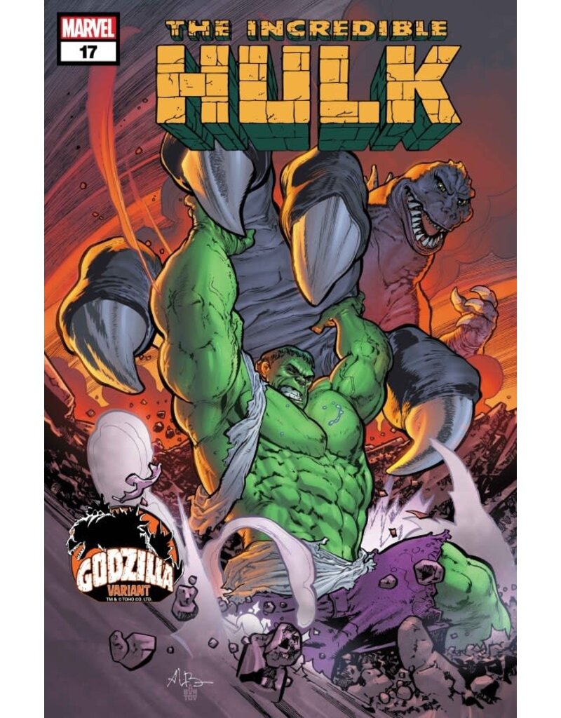 Marvel Comics The Incredible Hulk #17 Andrei Bressan Godzilla Variant