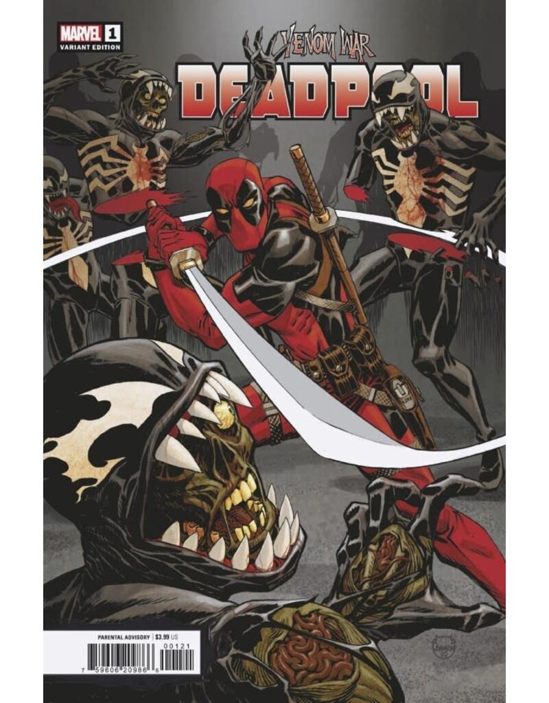 Marvel Comics Venom War: Deadpool #1 Dave Johnson Variant