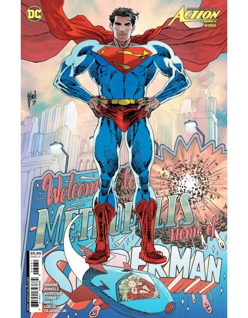 Action Comics #1069 Cover C Guillem March Card Stock Variant