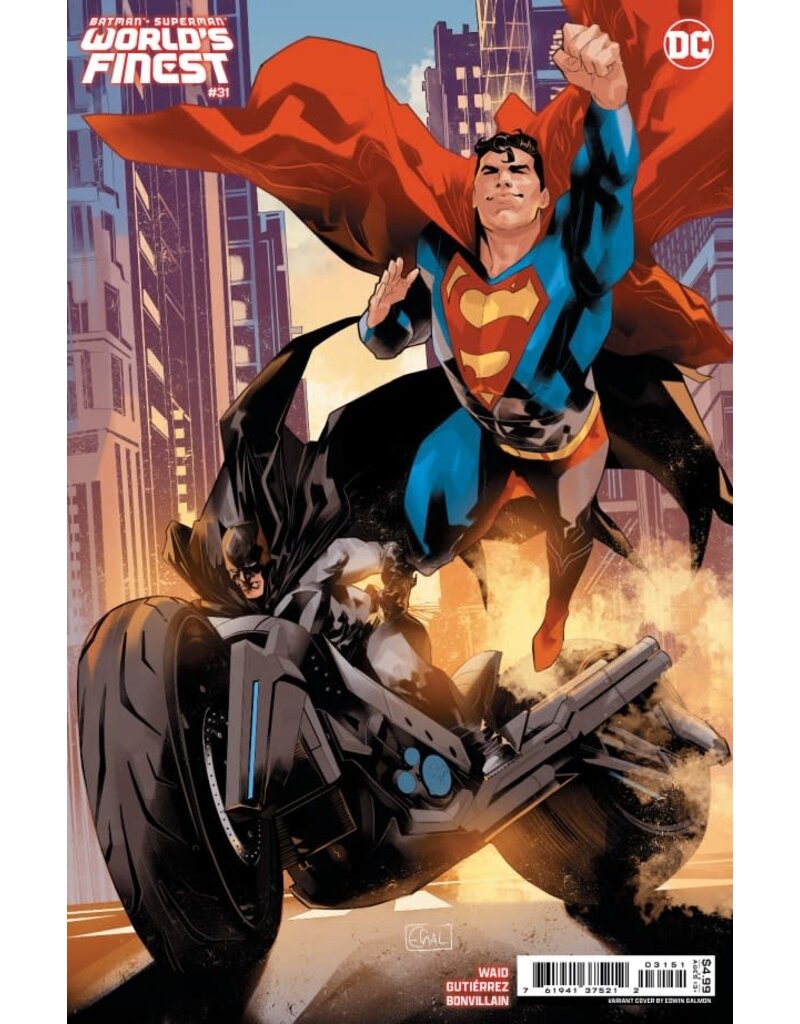 DC COMICS Batman / Superman: World's Finest #31 Cover C Edwin Galmon Card Stock Variant