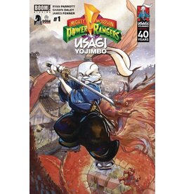 Mighty Morphin Power Rangers / Usagi Yojimbo #1 Cover C Jared Cullum 40th Anniversary Variant