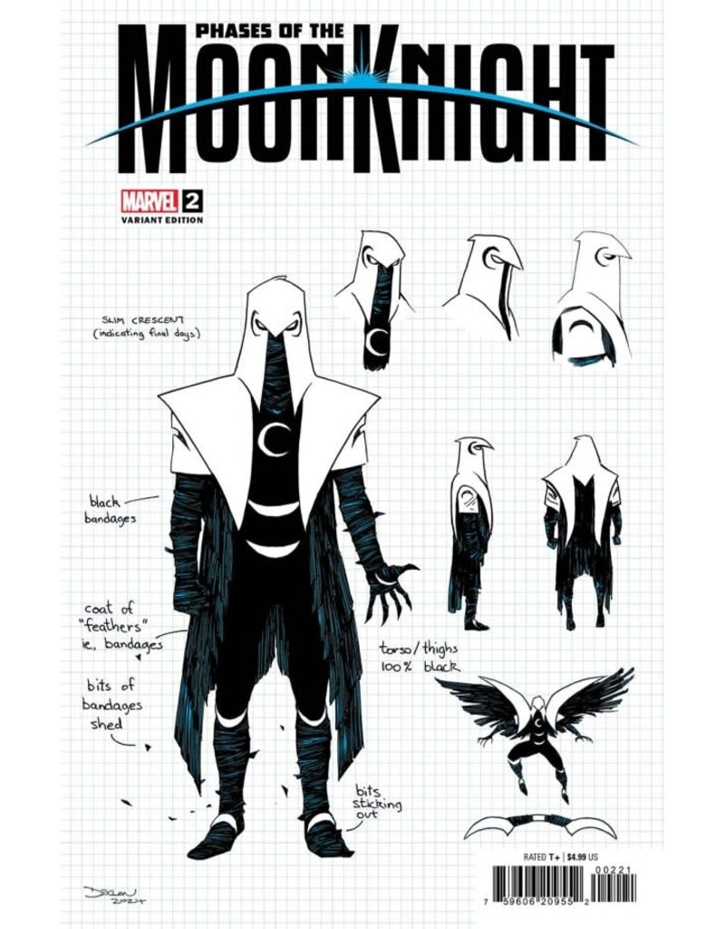 Phases of the Moon Knight #2 Declan Shalvey Design Variant