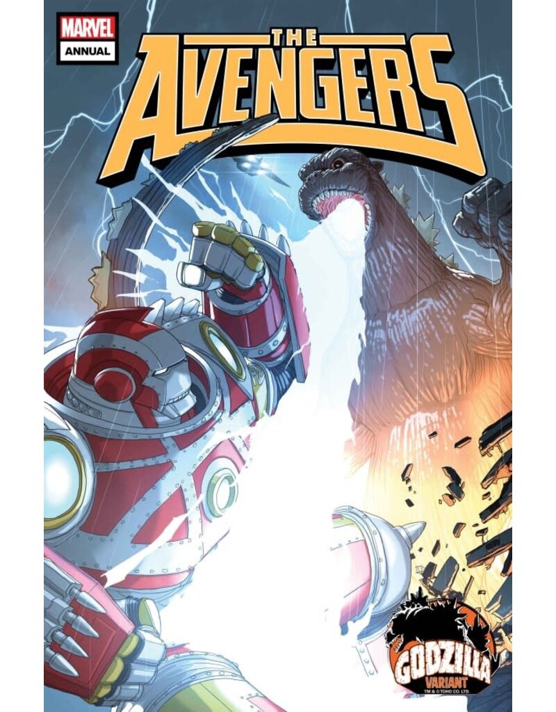 The Avengers Annual #1 Pete Woods Godzilla Variant