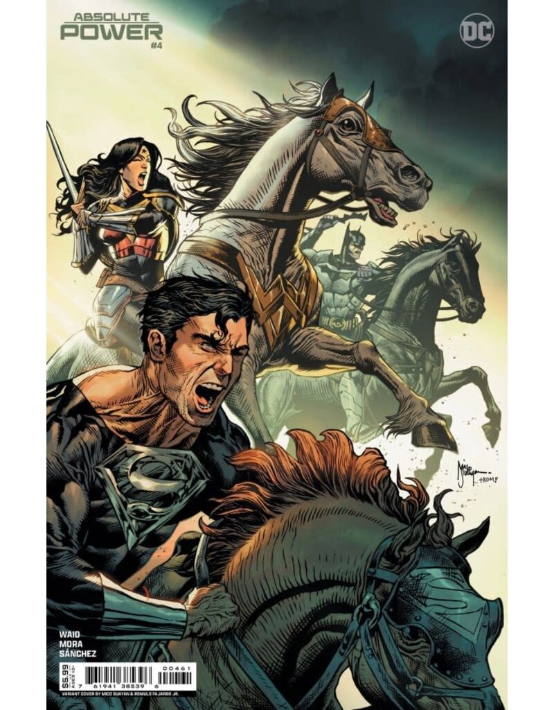 DC COMICS Absolute Power #4 Cover E Mico Suayan Card Stock Variant