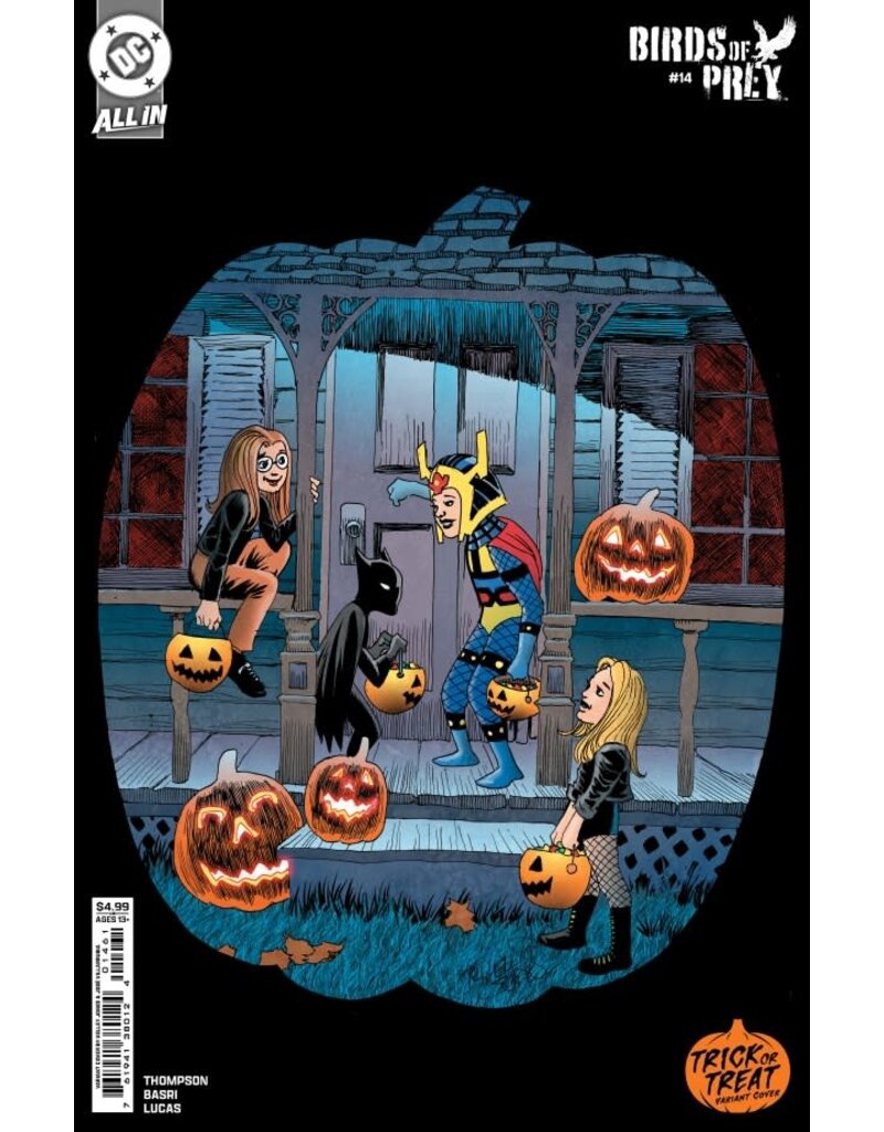 DC COMICS Birds of Prey #14 Cover D Kelley Jones Trick or Treat Card Stock Variant