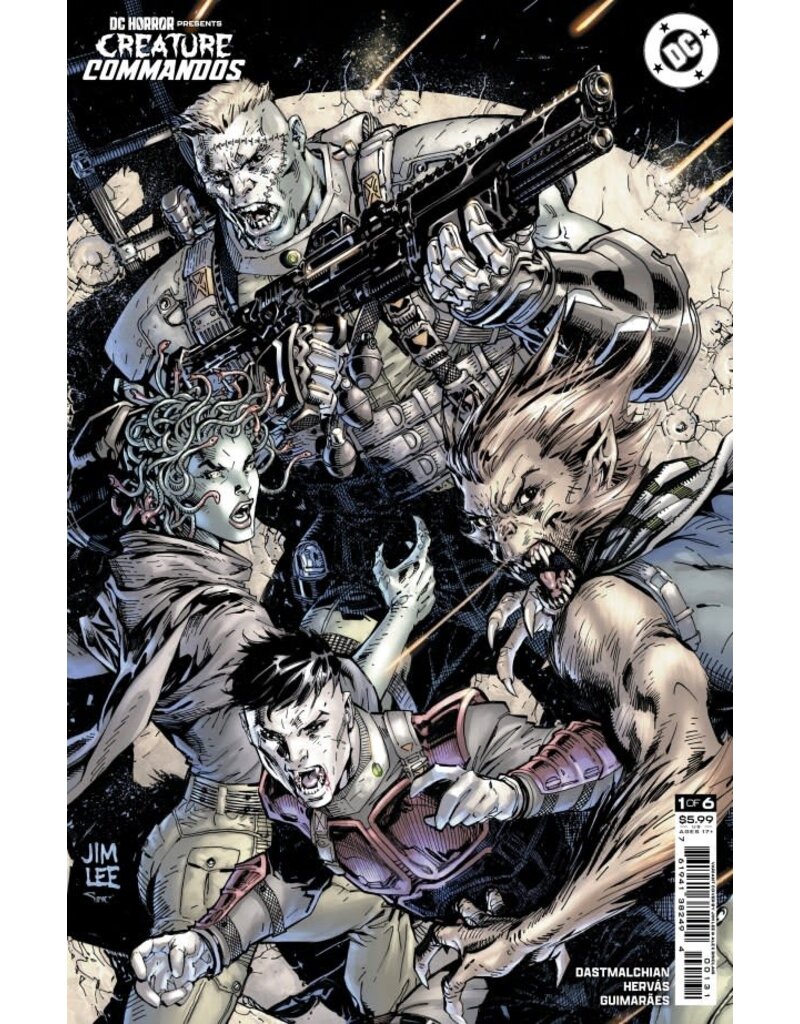 DC COMICS DC Horror Presents: Creature Commandos #1 Cover C Jim Lee Card Stock Variant