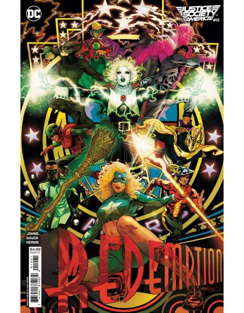 DC COMICS Justice Society of America #12 Cover B Tony Harris Card Stock Variant